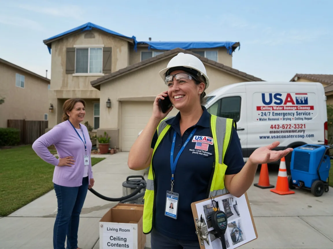Ceiling Water Damage Restoration Mount Calvary, WI FAQs